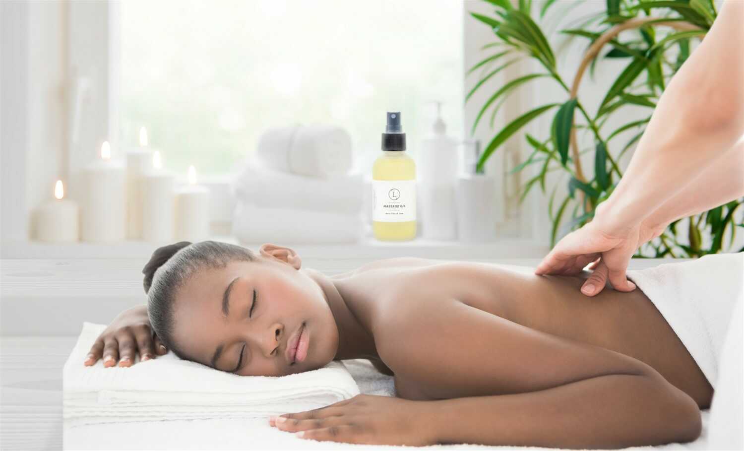 Aromatherapy Eucalyptus Massage Oil, Natural Relaxing Body Massage Oil