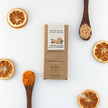 Load image into Gallery viewer, ORANGE QUINOA WITH TURMERIC CHOCOLATE BAR
