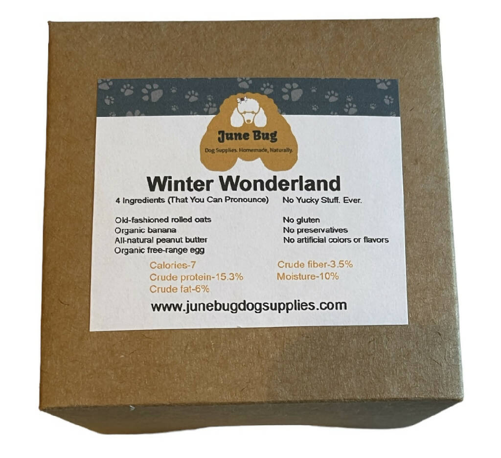 Winter Wonderland Dog Cookies