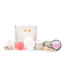 Load image into Gallery viewer, Mother&#39;s day special - Lavender Natural Skincare Gift Box filled with NATURAL spa bath and body products
