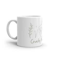 Load image into Gallery viewer, Crunchy Mama Strong glossy mug - white
