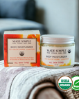 Made Simple Skin Care certified organic raw vegan nonGMO sea buckthorn juniper moisturizer boxjar (metal)2a